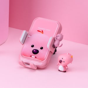 잔망루피 자동거치 15W 고속 무선 차량용 충전기