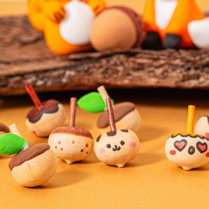 도토리 나무 팽이 만들기 100개입 세트 DIY 키트 어린이 초등 꾸미기 놀이 수업 재료