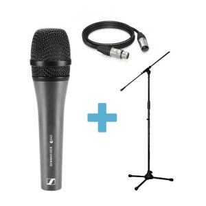 젠하이저 유선 다이나믹마이크 E845-S마이크스탠드 유선케이블 세트