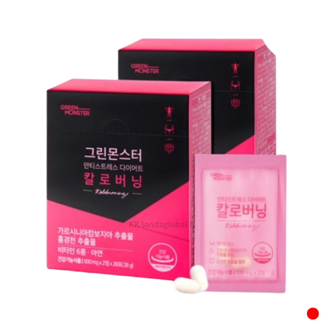 그린몬스터 다이어트 칼로버닝 안티<b>스트레스</b> 1개월분