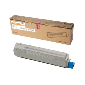오키 정품토너 파랑 박스만 개봉 OKI C8600/C8800 c