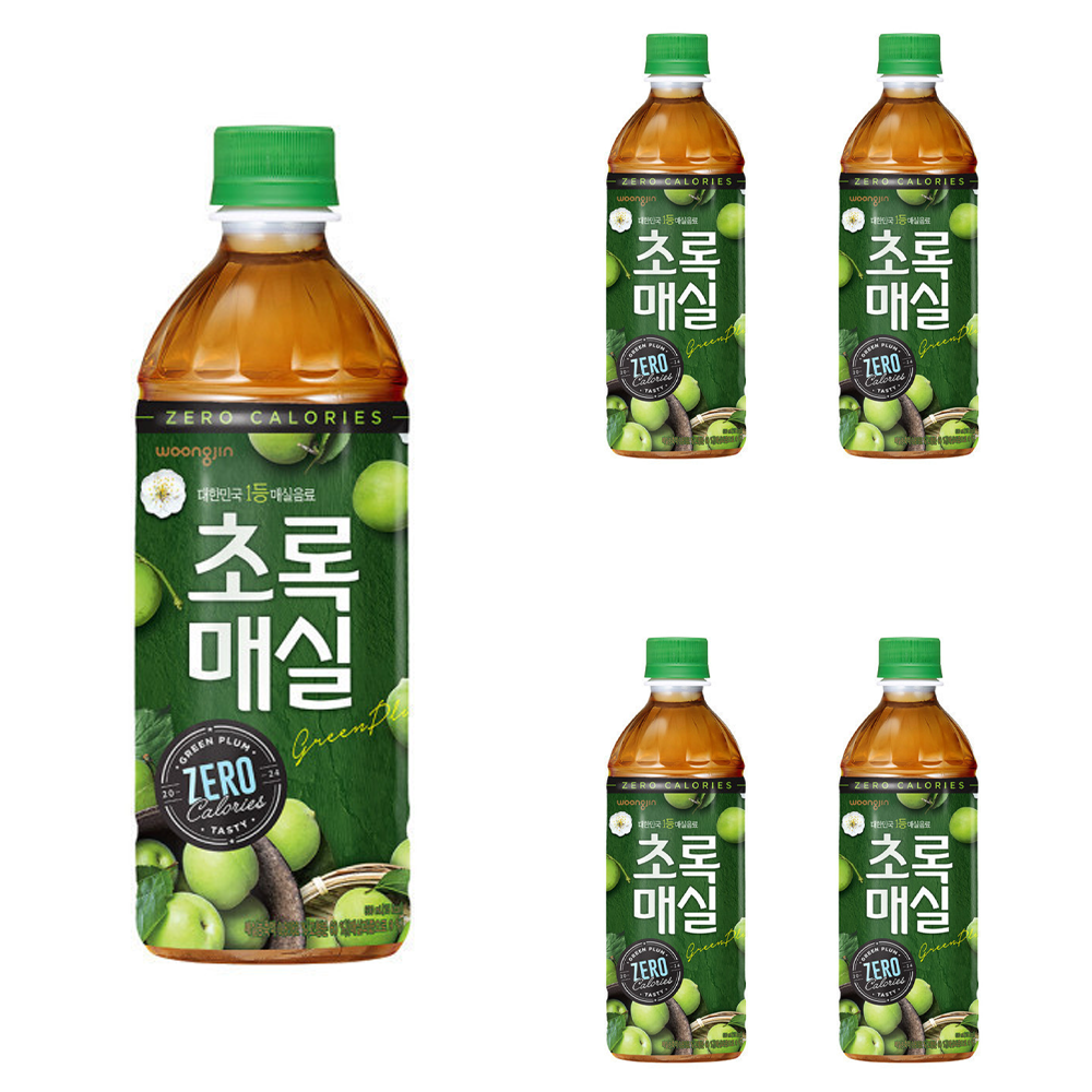 <b>웅진식품</b> 초록매실 제로 500ml 24페트