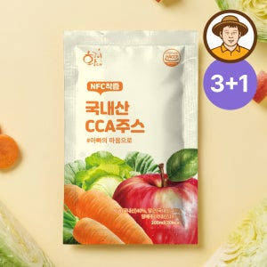 nfc착즙 국내산 CCA주스 100ml 30포 당근 양배추 사과 주스