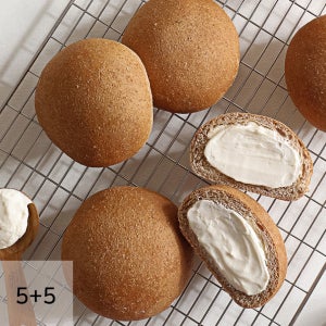 통밀당 부드러운 저당 우유 크림빵 2종 5+5팩/ 통밀빵 식단관리 피스타치오
