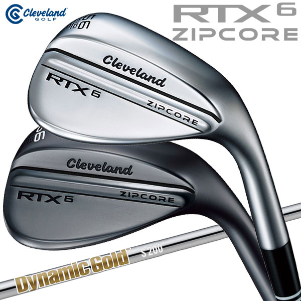 클리브랜드 골프 RTX6 ZIPCORE 집코어 피칭 갭 샌드 로브 웨지