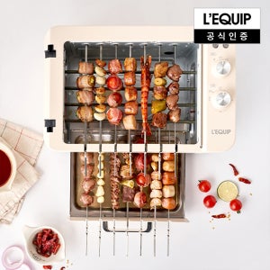 리큅 포차그릴 삼겹살굽는기계 연기안나는 미니전기그릴 LGR-MC1001