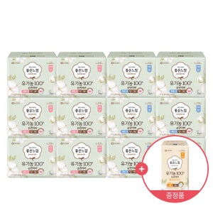 [1박스딜] 좋은느낌 유기농 순면커버 울트라슬림 생리대 12팩