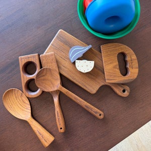 국내제작 원목 주방놀이세트 리얼쿡 안전칼 KC인증