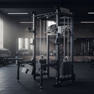 바디엑스 클럽용 듀얼 멀티랙 F46A 160KG 블럭포함 파워랙 하프랙 벤치프레스 멀티짐