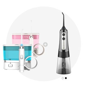 [구강관리 세트] 단미 구강세정기 치아세정기 물치실 500ml 클린픽 CLS01T + CLS03Y 300ml