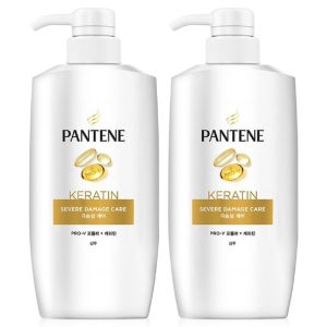 팬틴 샴푸 실키 극손상 케어 샴푸 750ml 2개