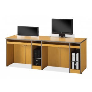 중학교 초등학생 HK 유퍼스 승하강 심플 컴퓨터 책상 2인