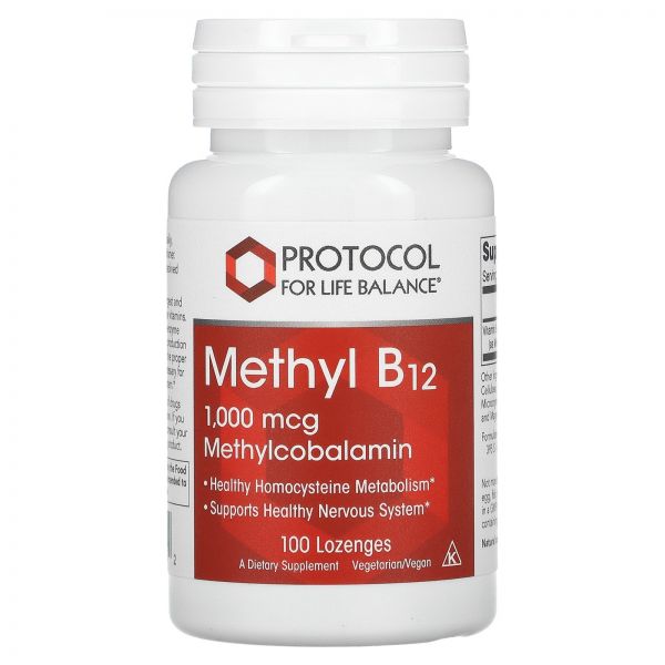 <b>프로토콜 포 라이프 발란스</b> 메틸 B12 1000mcg 100정