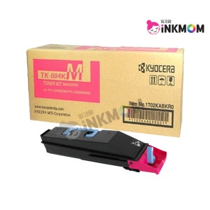 교세라 TK-884KM (TK-884M) 빨강 정품토너 칼라레이저젯 FS-C8500DNG