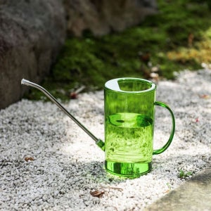 물조리개 1L,2L 그린 투명 화분 물뿌리개 스포이드포함