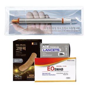 사혈기 채혈기 당뇨침 혈당침 체할때 체했을때 손따기