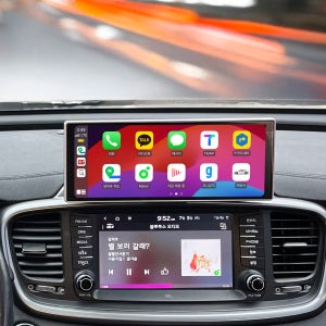 폰차로2S 무선 카플레이 안드로이드 오토 올인원 모니터 네비게이션 매립느낌 간편설치 풀HD