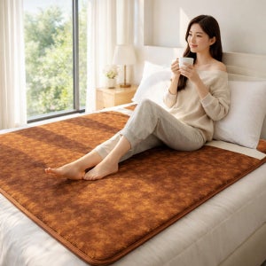 3H 한일온열기 스웨이드 퀸 분리난방 두꺼운 그래핀 탄소 전자파없는 2인 전기매트 전기장판