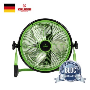 크루거 무선 충전식 박스팬 12인치 3엽날개 휴대용 캠핑용 선풍기