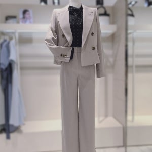 더 아이잗 수입원단 더블 심플 자켓 & 와이드 셋업 08 N9A0JKSL 08