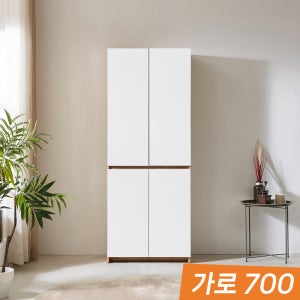 700 홈카페 오크수납장 냉장고도어장 (화이트)