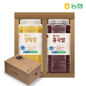 [하나로라이스] 농협 큰마음 기능성쌀 2종 대용량 선물세트 (강황쌀, 홍국쌀)