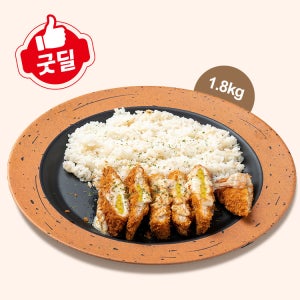 CJ 굿딜 바삭한 통 고구마치즈돈까스 1.8kg 업소용 대용량