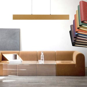 슬림라인 컬러 우드 펜던트조명 1000 LED 30W 리니어 주방등