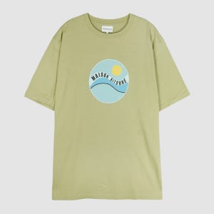 메종키츠네 팝 웨이브 반팔티셔츠 MM00121KJ0132 P357 올리브