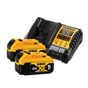 디월트 충전기 배터리 2개 세트 20V 5.0