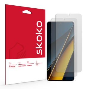 샤오미 포코 X6 프로 지문방지 저반사 액정보호필름 2매