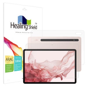 [세트]갤럭시탭시리즈 ARAG 고화질 저반사 액정 무광후면(각1매) 갤럭시 탭 S8, 1매입