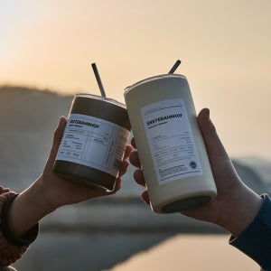에스테반호프 라이제 텀블러 350ml 600ml 뚜껑형 스텐 빨대