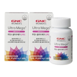 GNC 우먼스 울트라메가 임팩트 180정, 2개