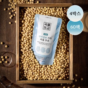 곡물도감 식이섬유 가득 칼슘 고단백 고칼슘 비움두유 4박스(60입)