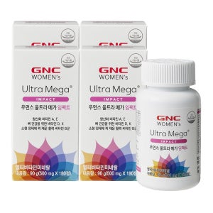 GNC 우먼스 울트라메가 임팩트 180정, 4개