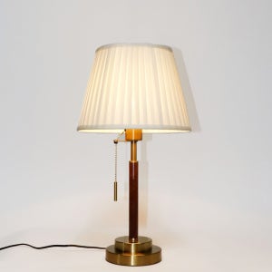 우디 단스탠드 줄당김스위치 서재 책상 체이블램프 북라이트 LED전구포함