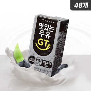 맛있는두유 GT 검은콩 깨 칼슘, 190ml, 48개
