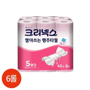 크리넥스 빨아쓰는 행주 타월 45매 x 6롤