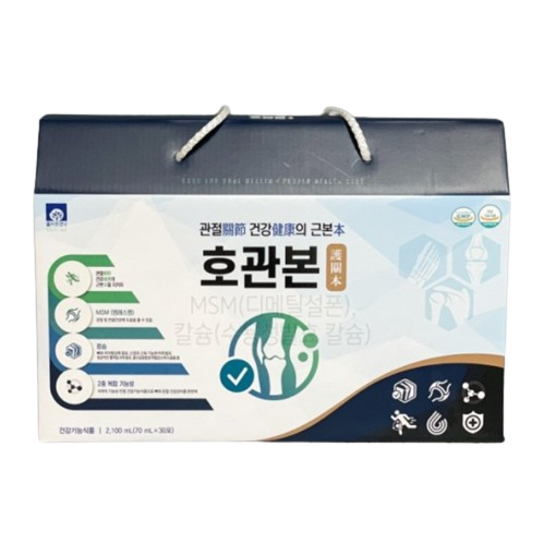 올바른건강 호관본 70ml 30포 관절영양제 엠에스엠 식이유황 뼈 <b>무릎</b>영양제