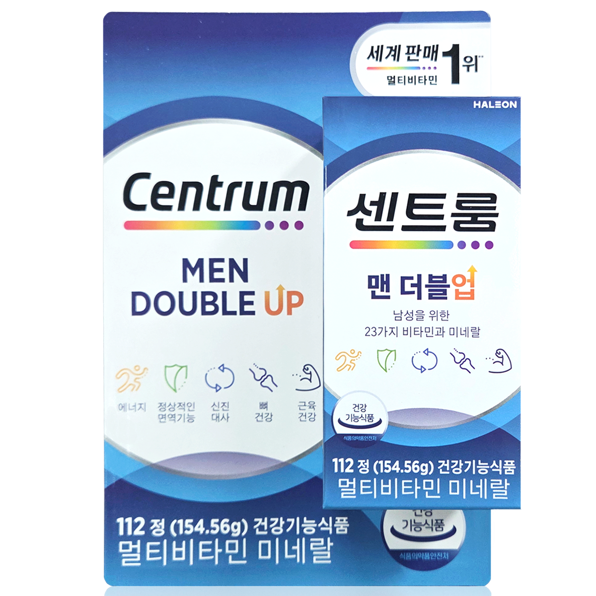 센트룸 포 맨 더블업 종합 멀티 비타민 112정 남성 대용량 영양제