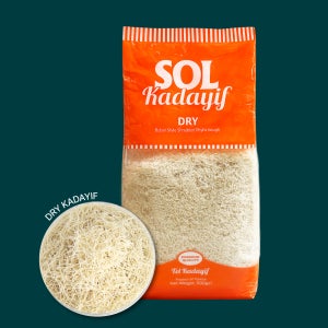 쏠 드라이 카다이프 500g 콰삭콰삭 건면 두바이 초콜릿 케이크 쿠키 퀴네페