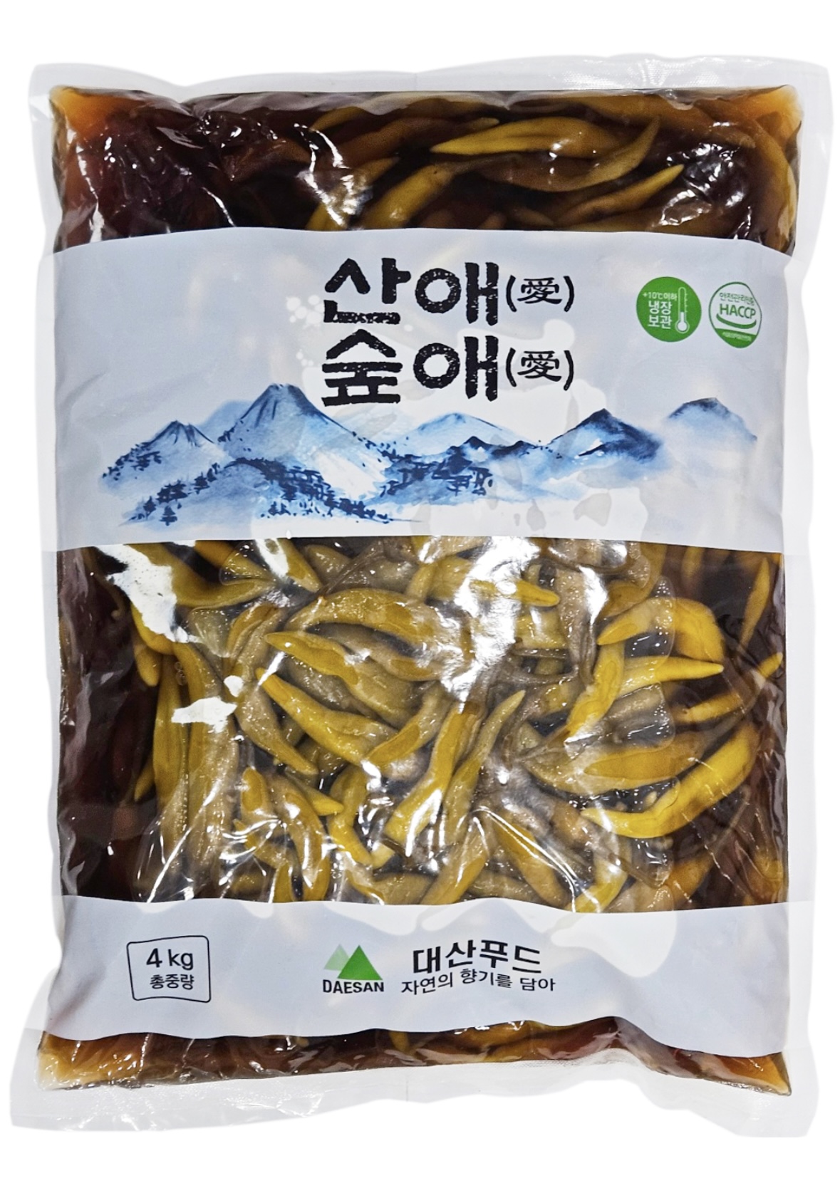 대산푸드 청양고추 장아찌 1kg 절임 가정용 반찬 업소용 대용량 식당