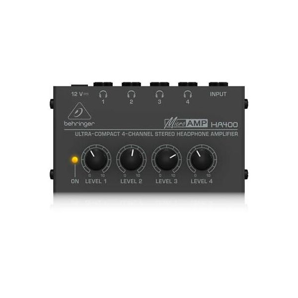 베링거 4채널 스테레오 헤드폰 앰프 Behringer HA400 울트라 컴팩트