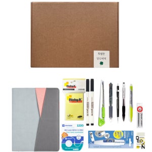 사무용품 문구 선물 세트 12종 기업 회사 학교 관공서 신입사원 단체선물 스티커 무료부착