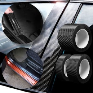 크롬 죽이기 차래핑 자동차 랩핑지 시트지 리얼 카본 루프스킨 필름 인테리어 30mmx5D