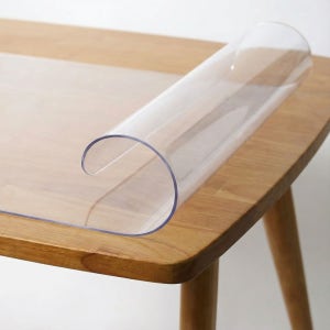 책상매트 투명 주문제작 비닐 고무판 아스테이지 PVC 3mm 10cm X 10cm