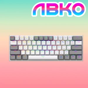 앱코 AM61 자석축 래피드 트리거 8K 기계식 게이밍 키보드 사무용 무소음 적축 커스텀