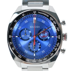 기획 N국내품 24FW 구찌 남자 시계 796849 I18B0 8605 정품조회가능 41mm 블루 스피닝 인터락킹 세컨즈 선물포장