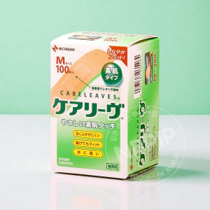 일본 국민밴드 니치반 케어리브 반창고 M사이즈 100매입 일회용 밴드